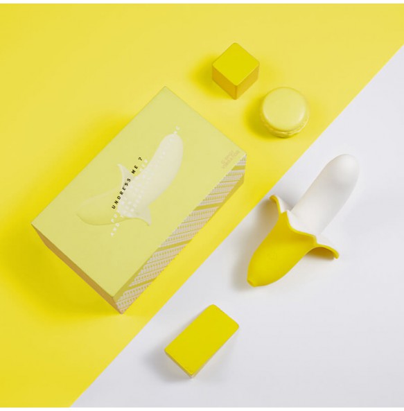 YY Horse - Little Banana Vibrator Wand (Chargeable - Yellow)